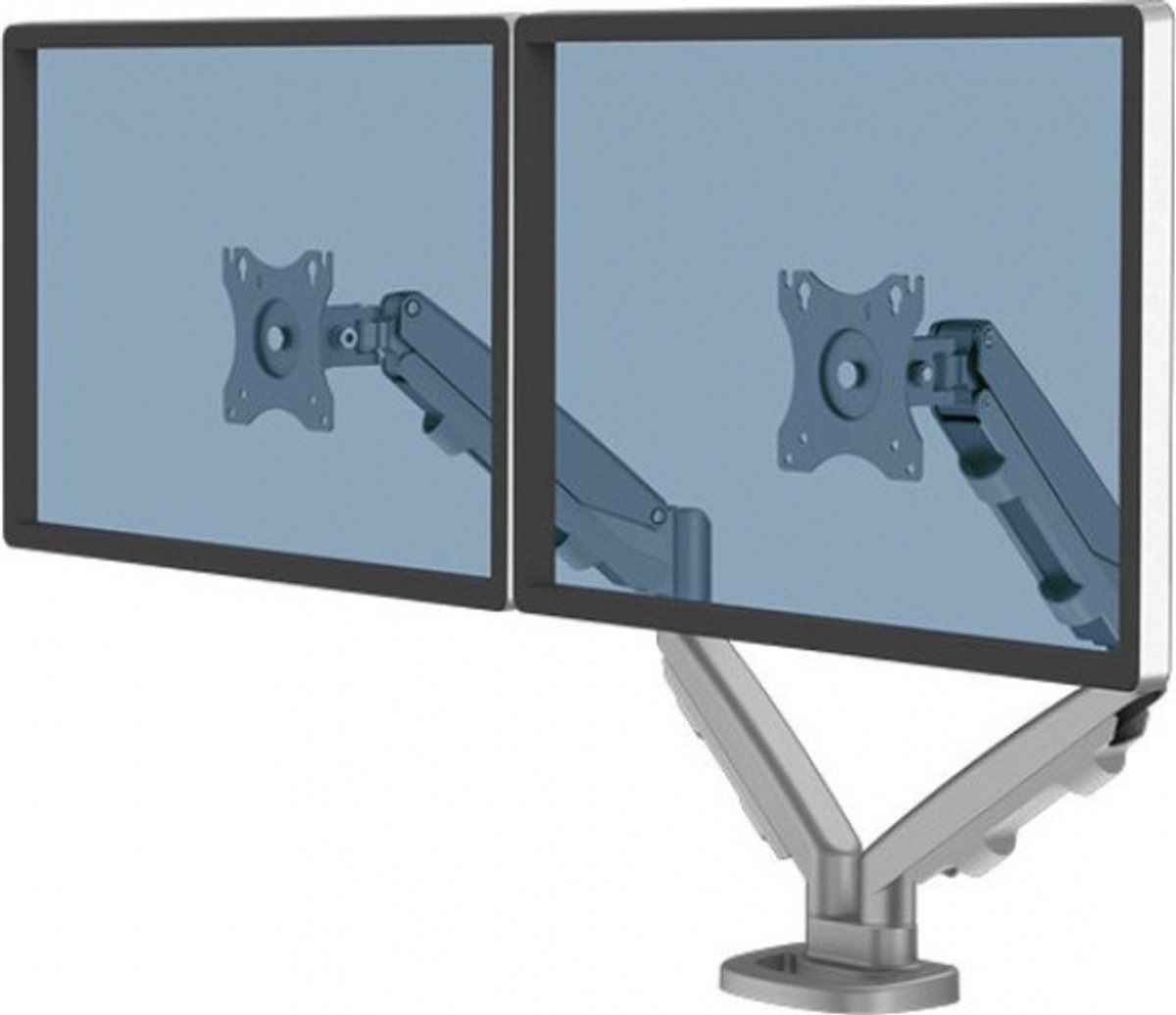 Fellowes Doppelmonitor-Arm Eppa höhenverstellbar 480 x 1000 X 560 mm 39 Zoll Silber