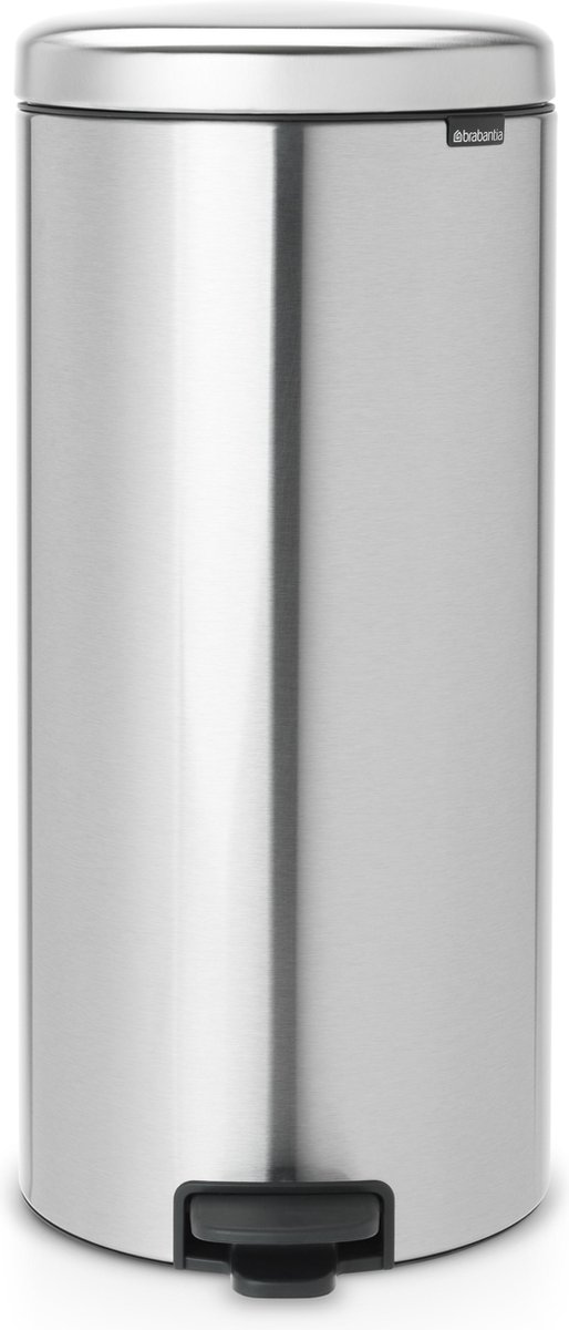 Brabantia Edelstahl Treteimer 30 L 29,3 (B) x 38 (T) x 67,9 (H) cm Silber