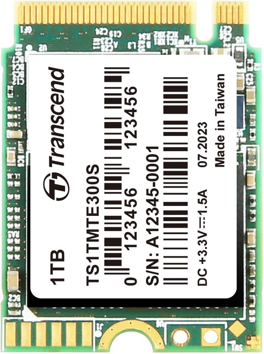 Transcend 300S SSD - 1TB - PCIe 3.0 - M.2 2230