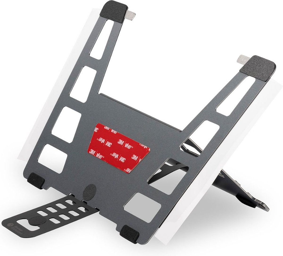 BakkerElkhuizen UltraStand Universal Laptopständer 287 x 255 x 10 mm Dunkelgrau