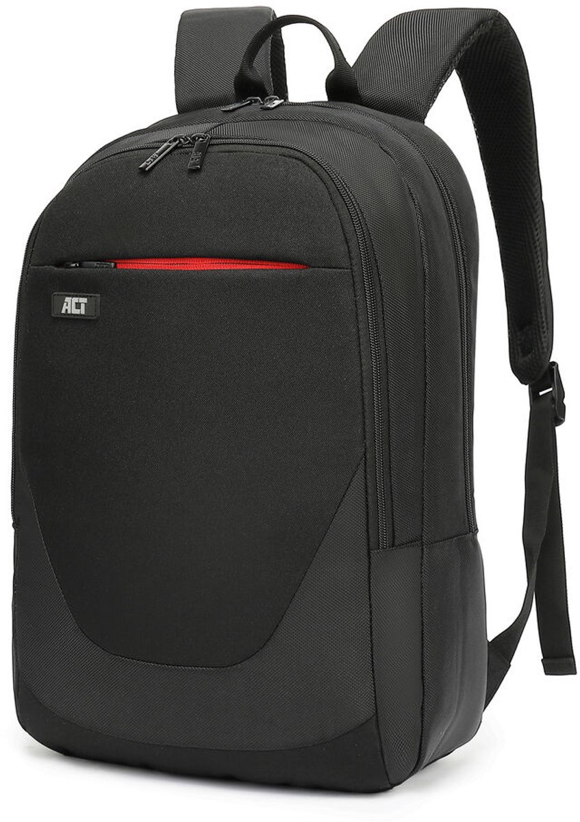 ACT Laptop-Rucksack 15,6“ 36 x 12,5 x 47 cm PL (Polyester) Schwarz