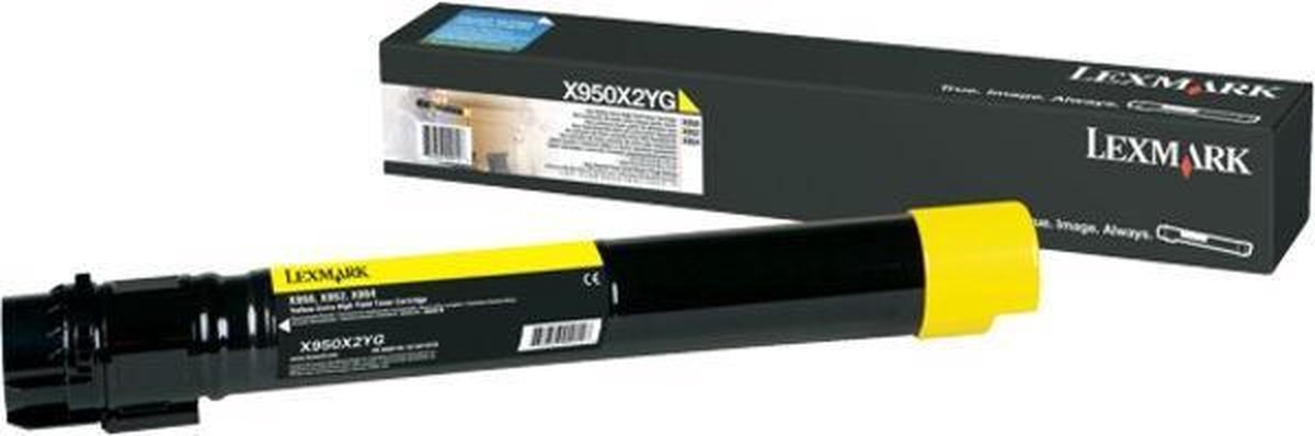 Lexmark Original Tonerkartusche X950X2YG Gelb
