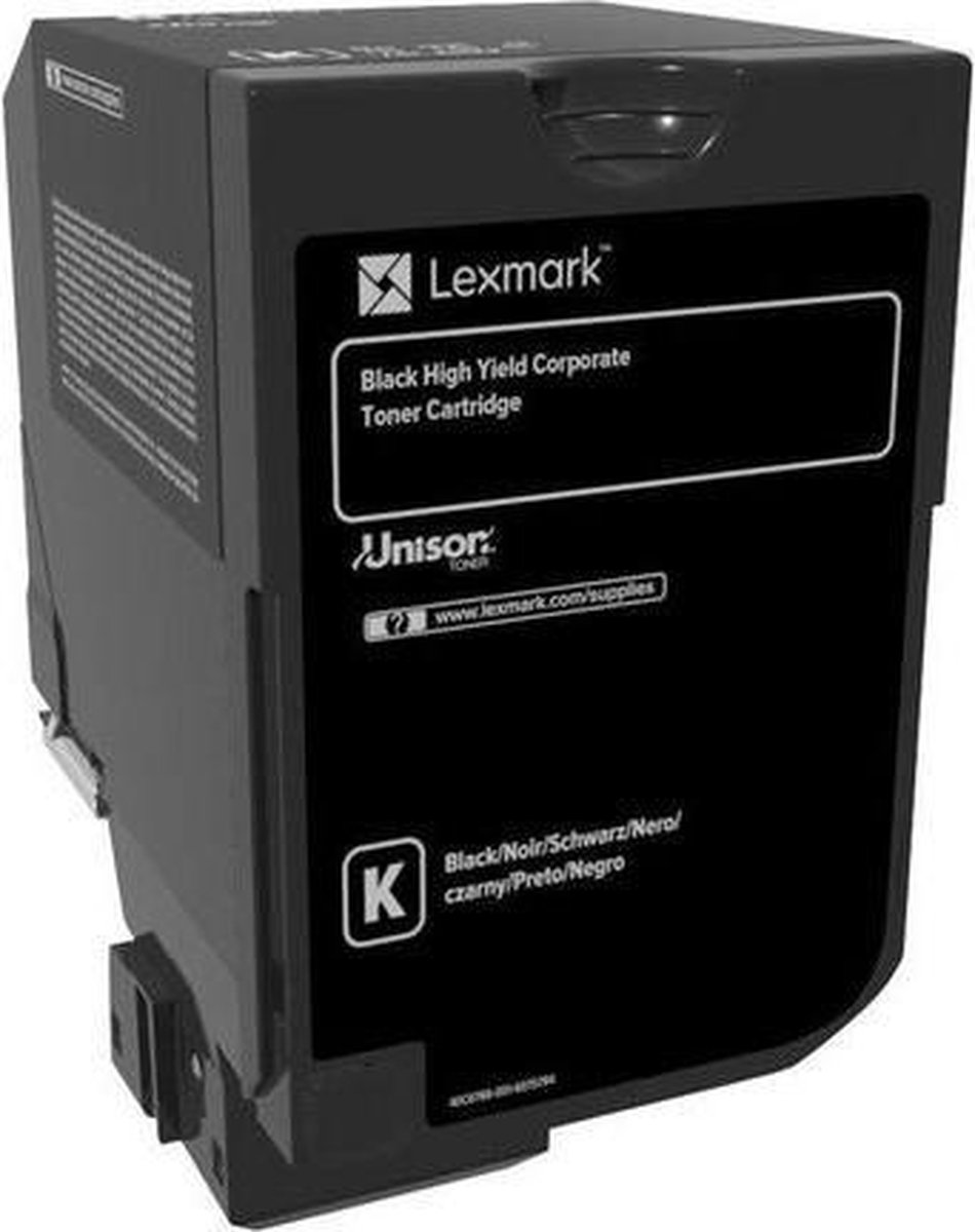 Lexmark Original Tonerkartusche 74C2HKE Schwarz