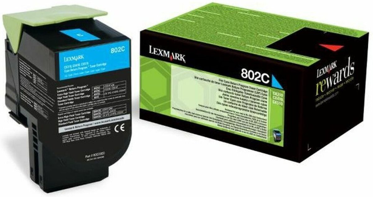 Lexmark Original Tonerkartusche 80C20C0 Cyan