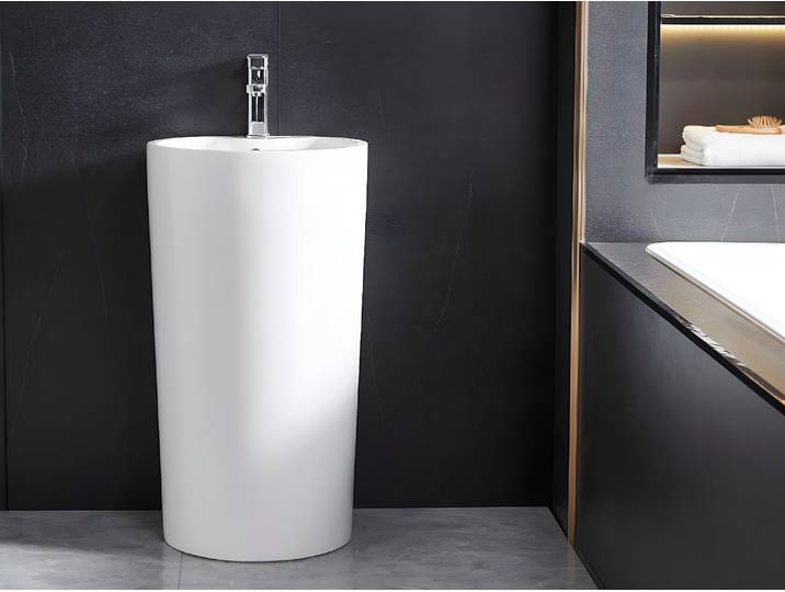 Vasque sur pied cylindrique TOTAM