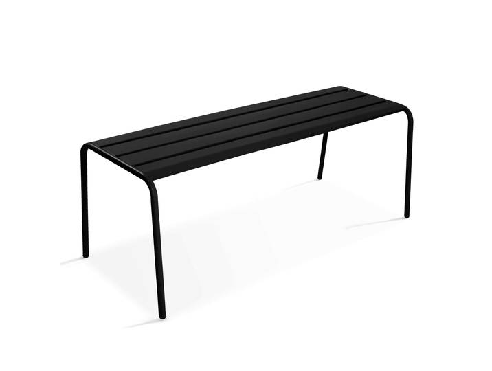 Oviala - Banc de jardin en acier thermolaqué