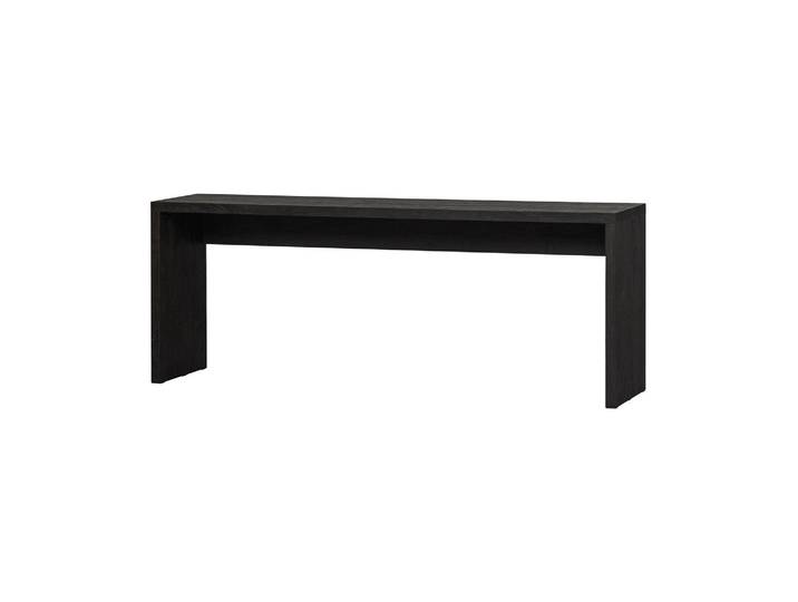 Table d'appoint 200x45 cm MDF marron foncé MAAN