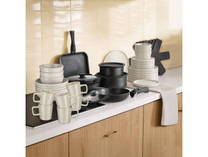 Ensemble de vaisselle pour 6 personnes avec kit de cuisine