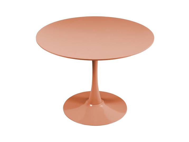 Oviala - Table à manger ronde unie 4 personnes