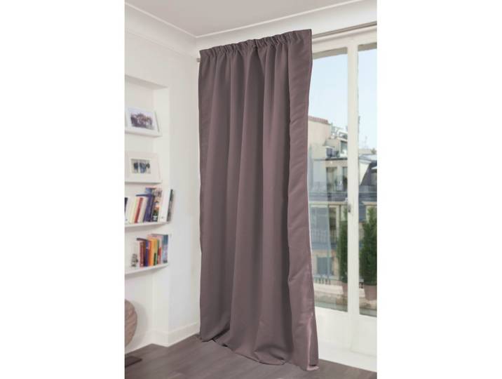 Rideau phonique galon fronceur gris mc7305 140lx300h moondream