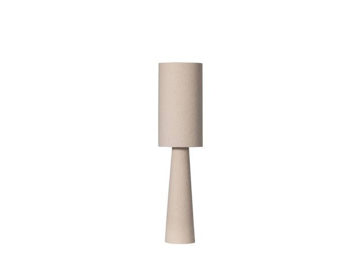 Lampadaire en tissu bouclette h90cm - beige