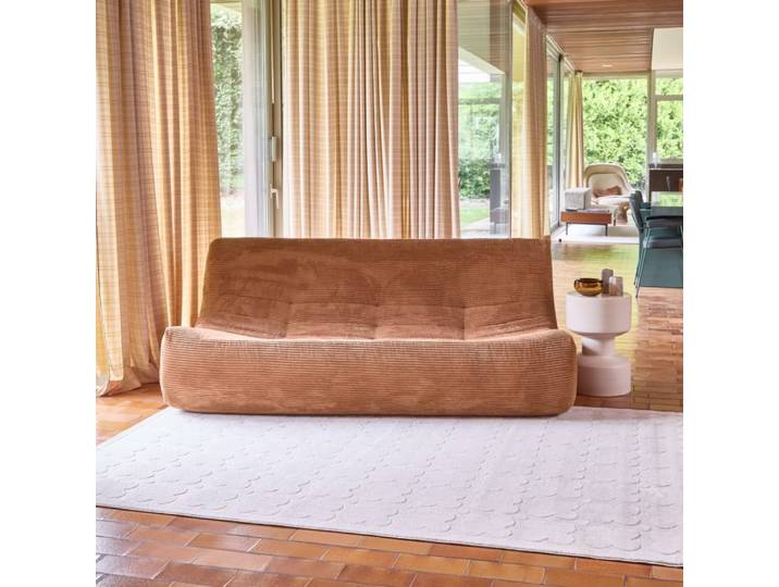 Tapis intérieur motif graphique crème 120x170cm