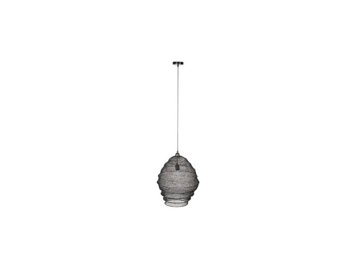 Suspension en métal maillé noir, E27, 1 ampoule, taille L - White