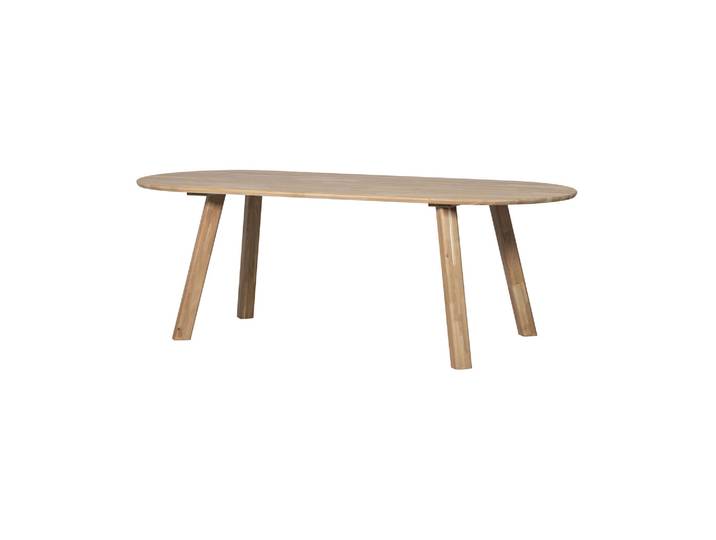 Pieds de table 4 positions chêne transparent Haarlem (lot de 2)