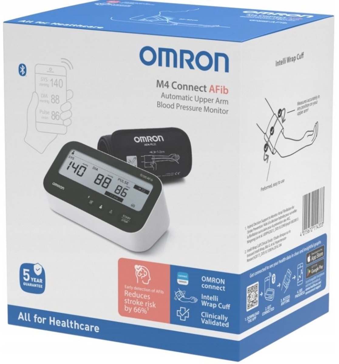 Omron M4 Connect AF (HEM-7196T1-FLE) 1 ST