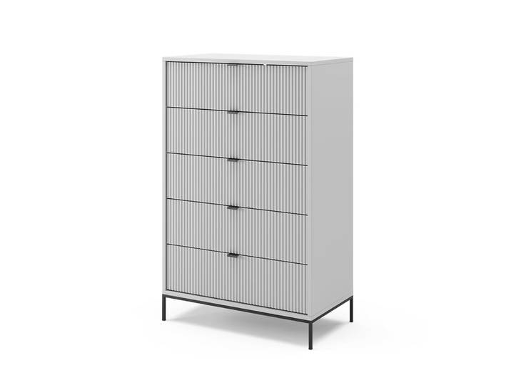 Commode avec tiroirs, gris 46 x 120cm
