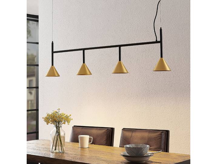 Kartio Suspension Brass - Lucande - Salon / séjour - Design - Métal - Multi-ampoules