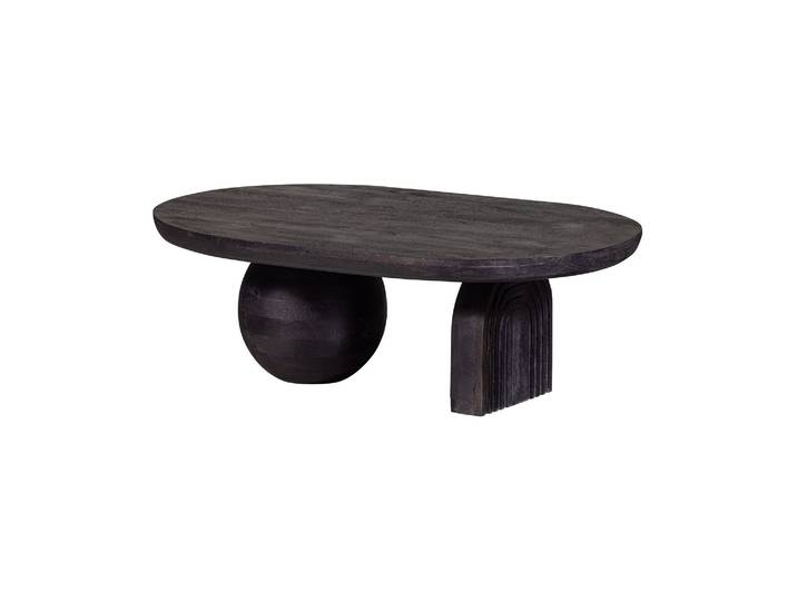 Table basse 110x72 cm manguier noir Steppe