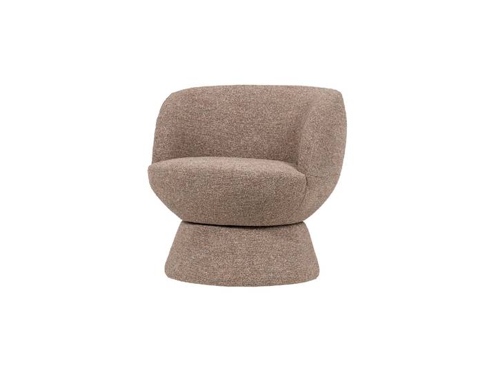Fauteuil pivotant marron mélangé SHUFFLE