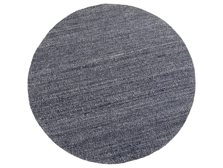 Tapis en polyester bouclé bleu d250