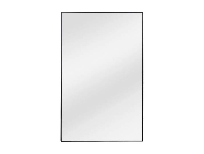 Grand miroir rectangle en aluminium L. 120 x H. 190 cm - Noir - MYRA
