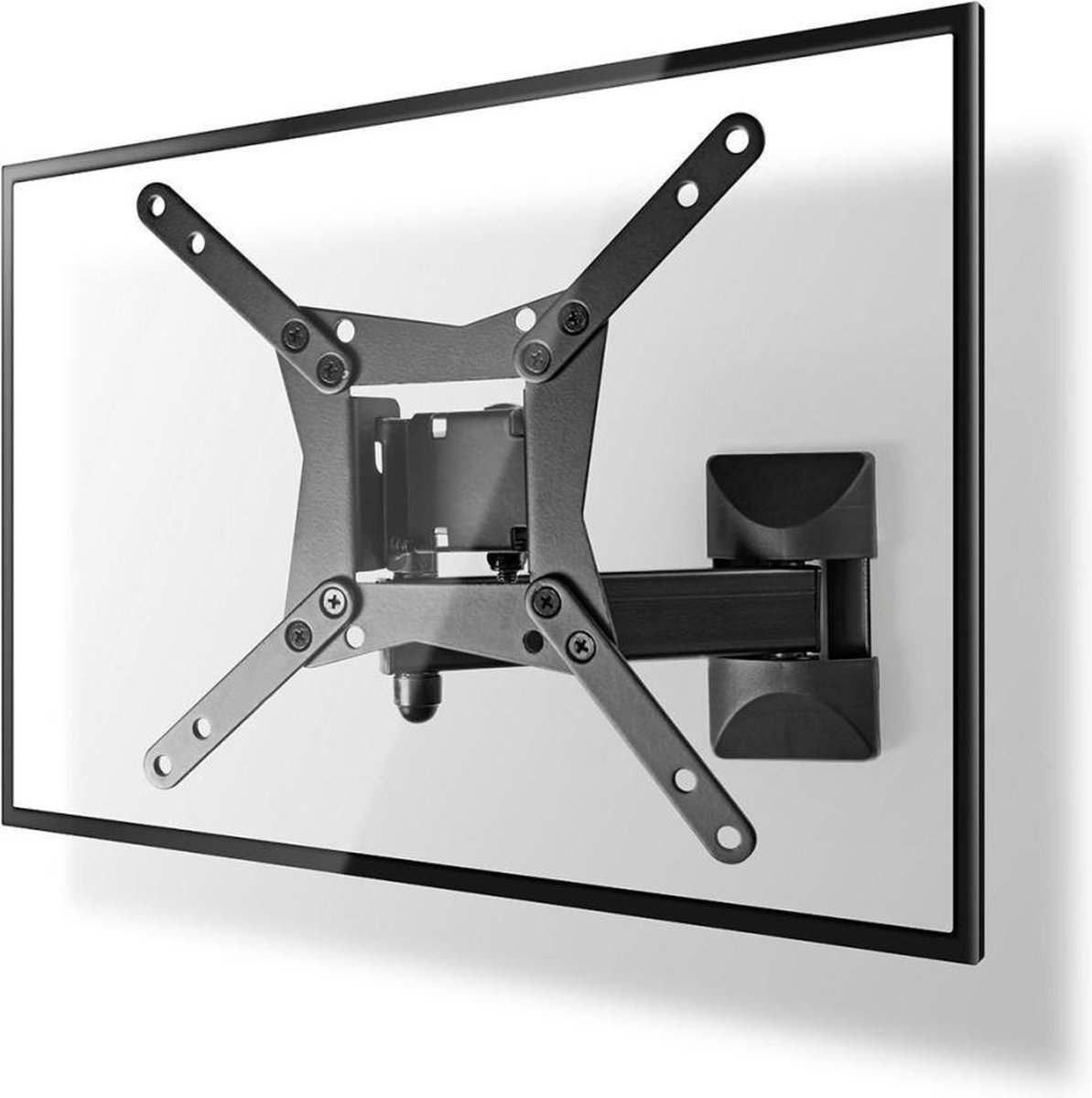 Nedis TVWM31BK bracket - full-motion - for TV - black