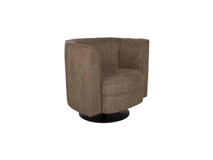 Fauteuil de détente Flower marron