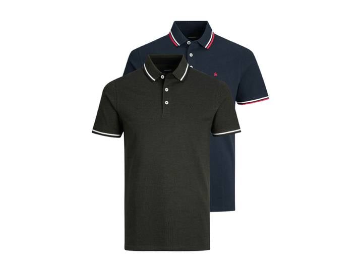 JACK&JONES ESSENTIALS JJEPAULOS POLO SS 2PK MP NOOS Slim Fit