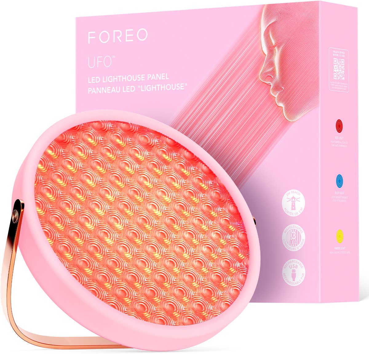 FOREO UFO LED Lighthouse Panel Pearl Pink