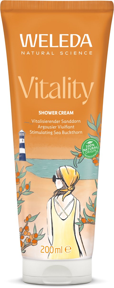 Weleda Vitality Shower Cream Sea Buckthorn 200 ml