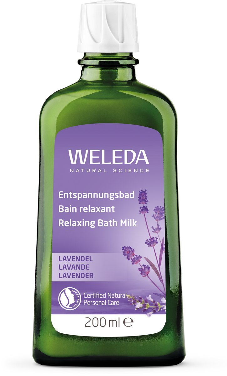 Weleda Lavender Relaxing Bath Milk 200 ml