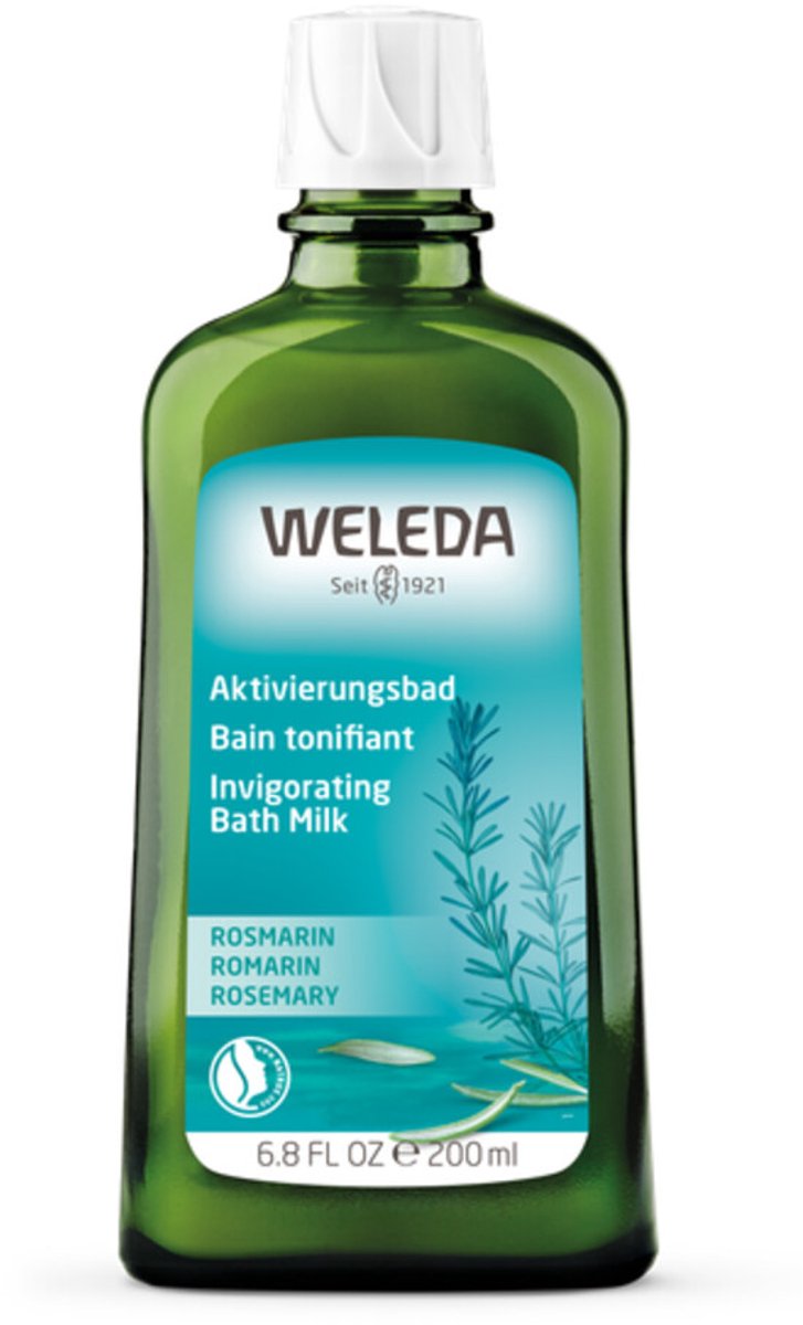Weleda Rozmarynowe orzeźwiające mleczko do kąpieli 200 ml