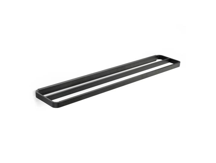 Zone Denmark Porte-serviette double RIM 12x70 cm Black