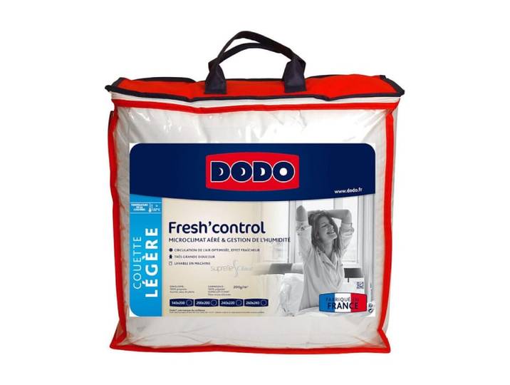 Couette polyester blanc 220x240 cm