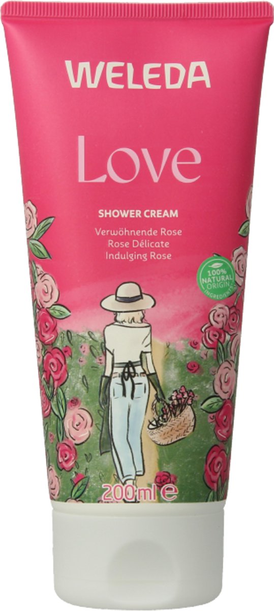 Weleda Love Shower Cream Rose 200 ml