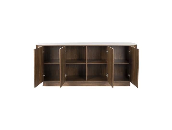 Buffet haut en bois couleur noyer Almira