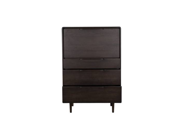 Cabinet secrétaire Elroy Dutchbone en bois d'acacia marron
