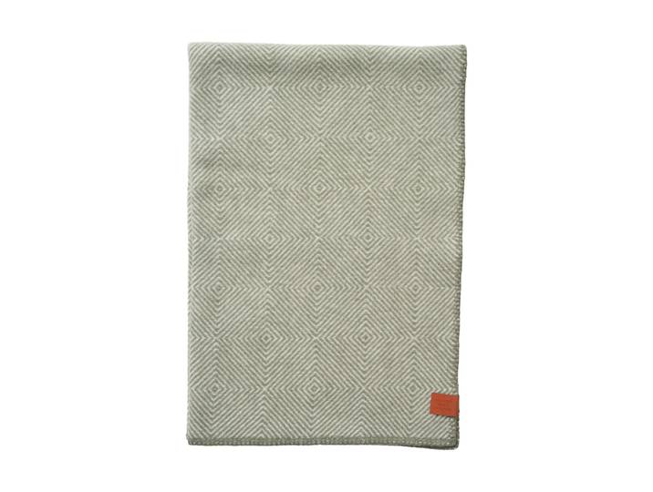 Klippan Yllefabrik Plaid en laine Gooseye midi 90x130 cm Vert