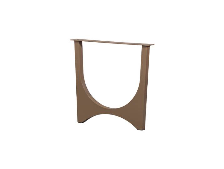 Pied de table H72 cm métal sable foncé Zaandam