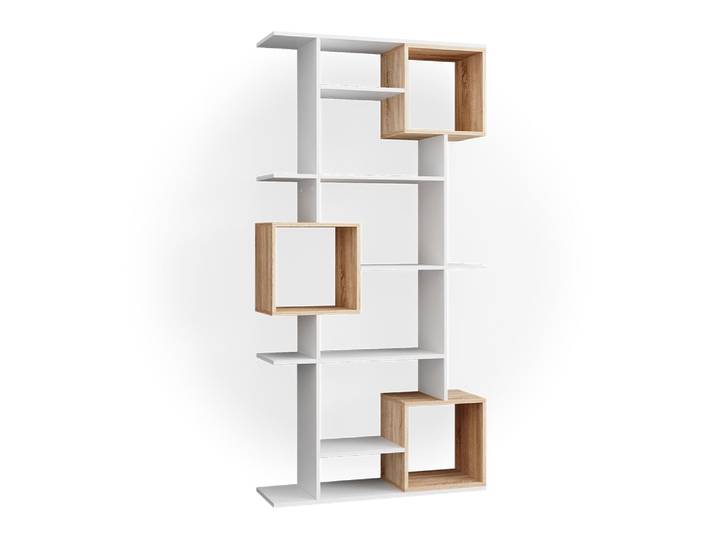 Meuble de rangement cube , blanc/sonoma 92 x 187.7cm