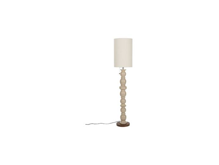 Lampadaire en céramique beige Brew
