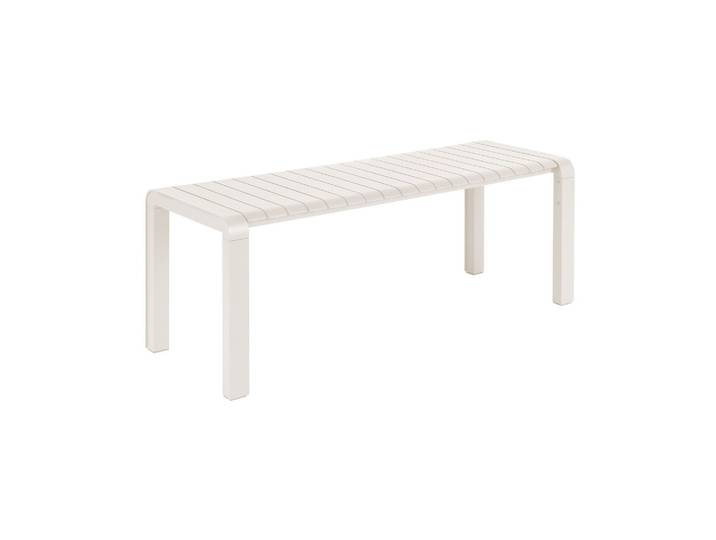Banc en aluminium blanc, 3 places, extérieur - Zuiver, Vondel - 1