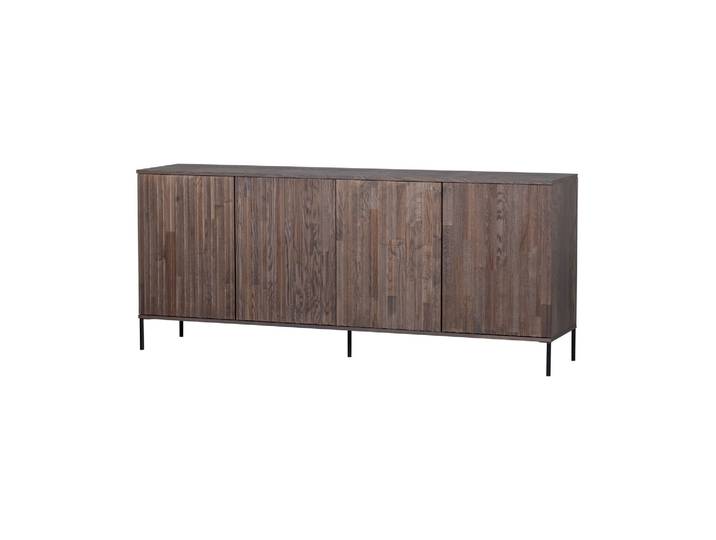 Buffet 200 cm placage frêne Espresso New Gravure