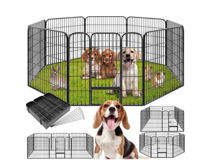 Enclos pour chien modulable - 80 cm
