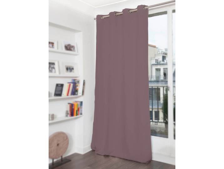 Rideau phonique oeillets gris mc7305 140lx260h moondream