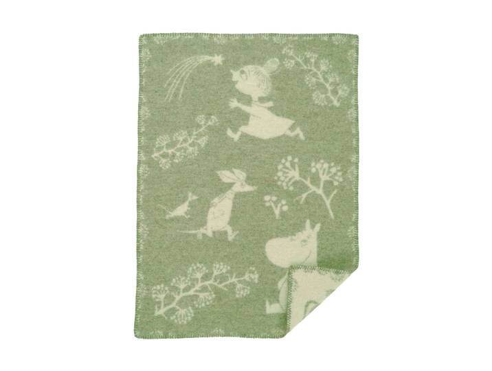 Klippan Yllefabrik Couverture pour enfant Moomin Winterland 65x90 cm Frost green