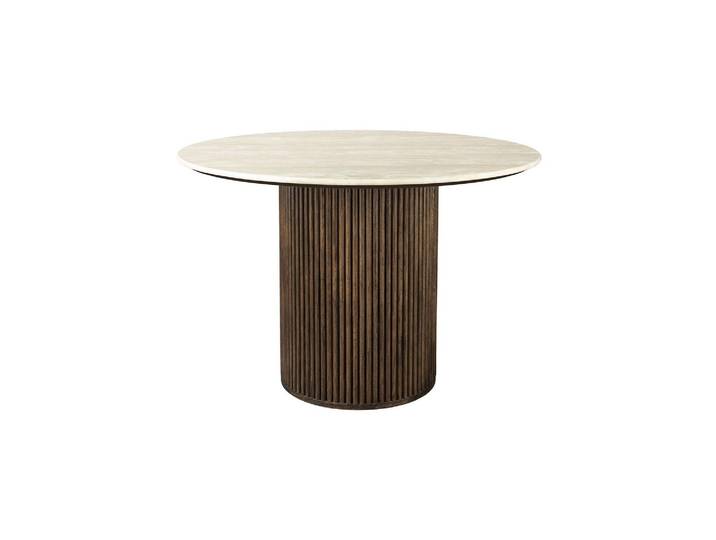 Table de repas en bois beige Arda