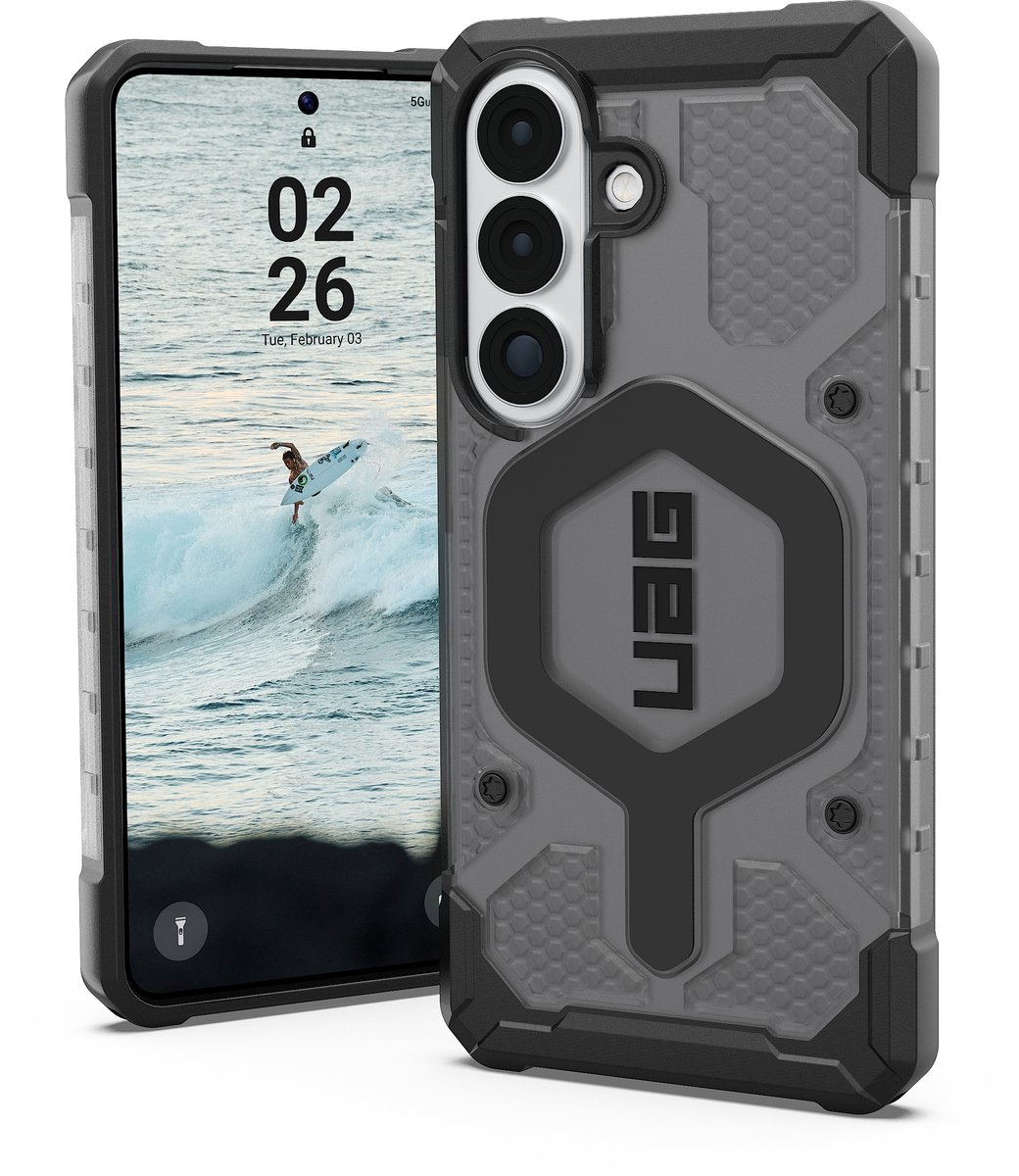 Urban Armor Gear Pathfinder Case Samsung Galaxy S26+ Asche MagSafe kompatibel, mit Magnet-Modul 214527113140