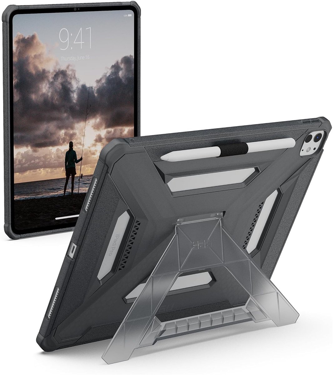 Urban Armor Gear UAG Urban Armor Gear Scout Plus Case mit Tablet Hülle Apple Apple iPad Pro 13 33 cm (13) Grau