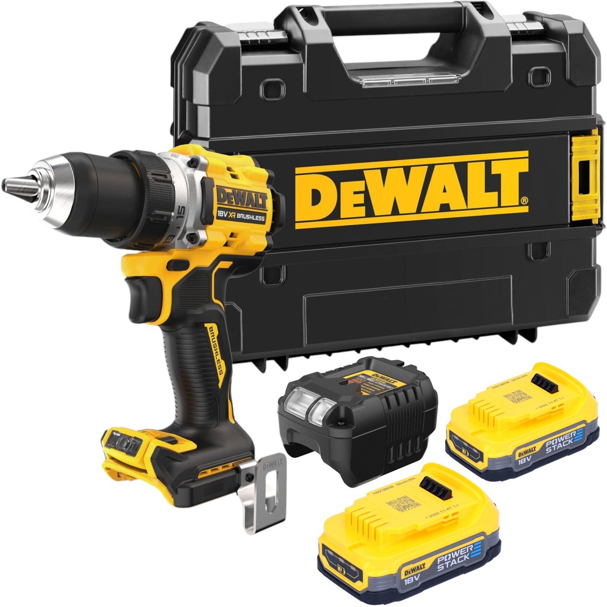 DEWALT DCD800E2T-QW Akku-Bohrschrauber 18 V 1.7 Ah bürstenlos